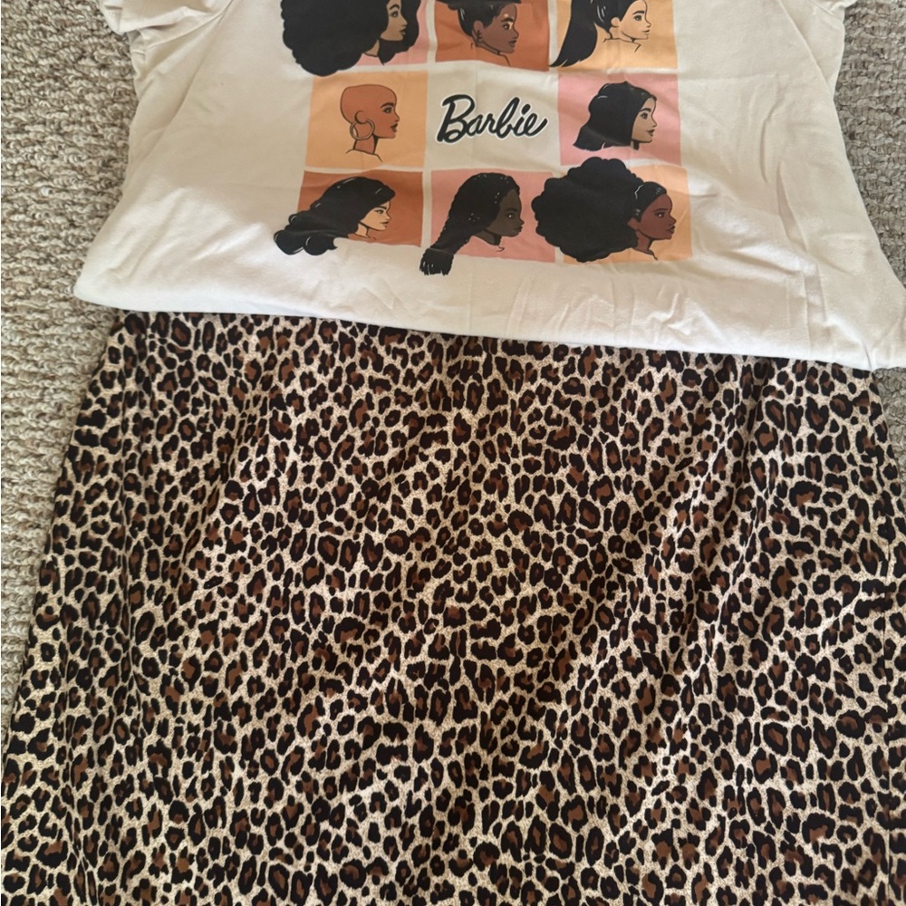 Buy the leopard print skirt- Get the shirt!